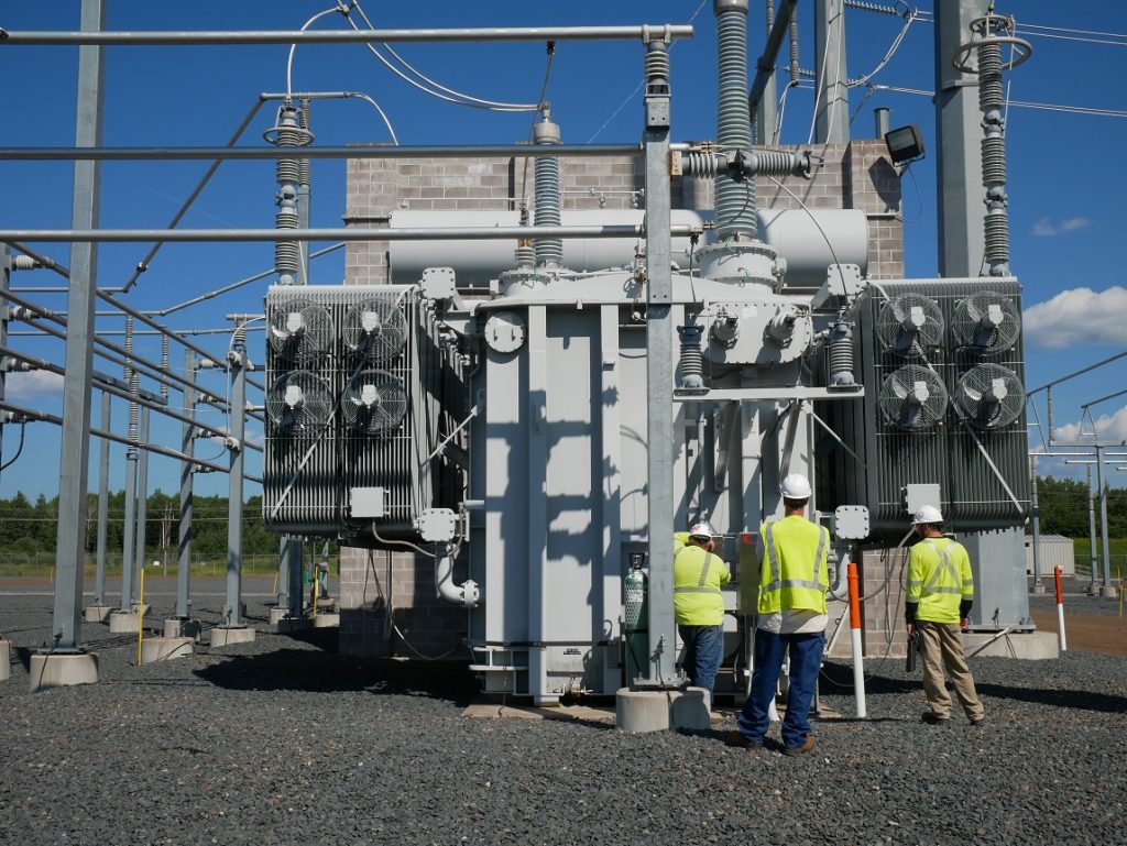 Transformer in a Substation
