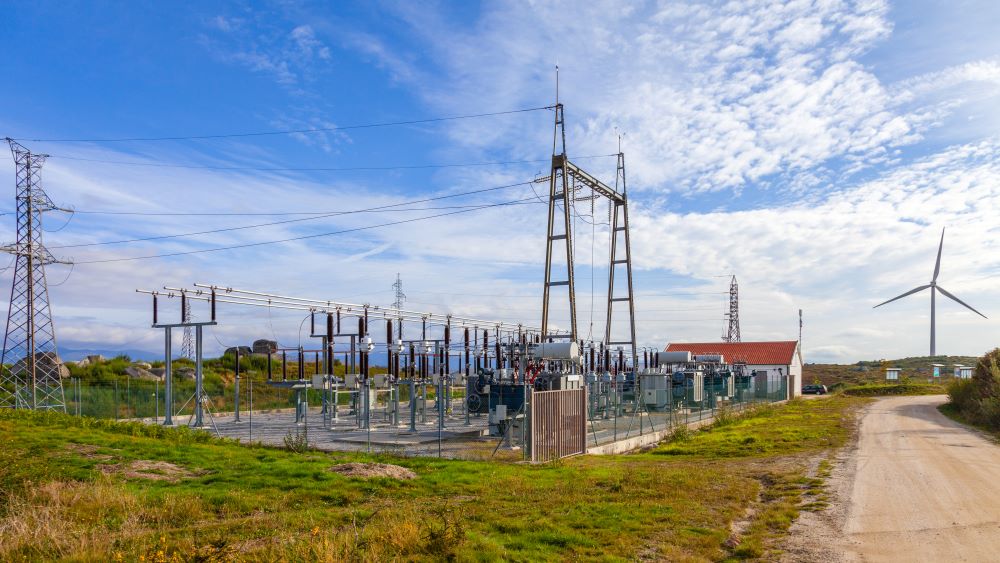 5Substation Near Wind Turbine