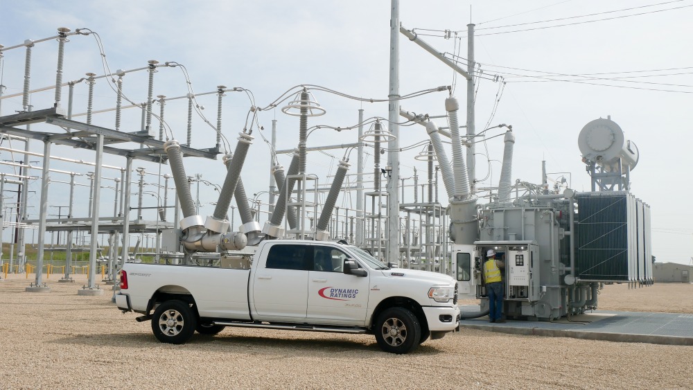 P1040691 Dynamic Ratings service vehicle at a substation