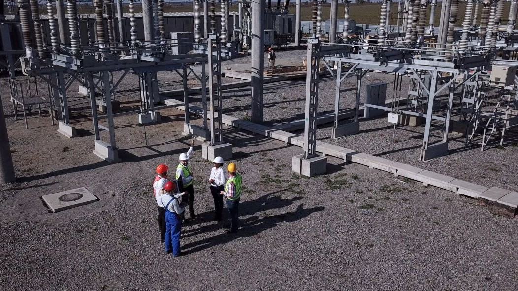 Engineering Meeting In a Substation