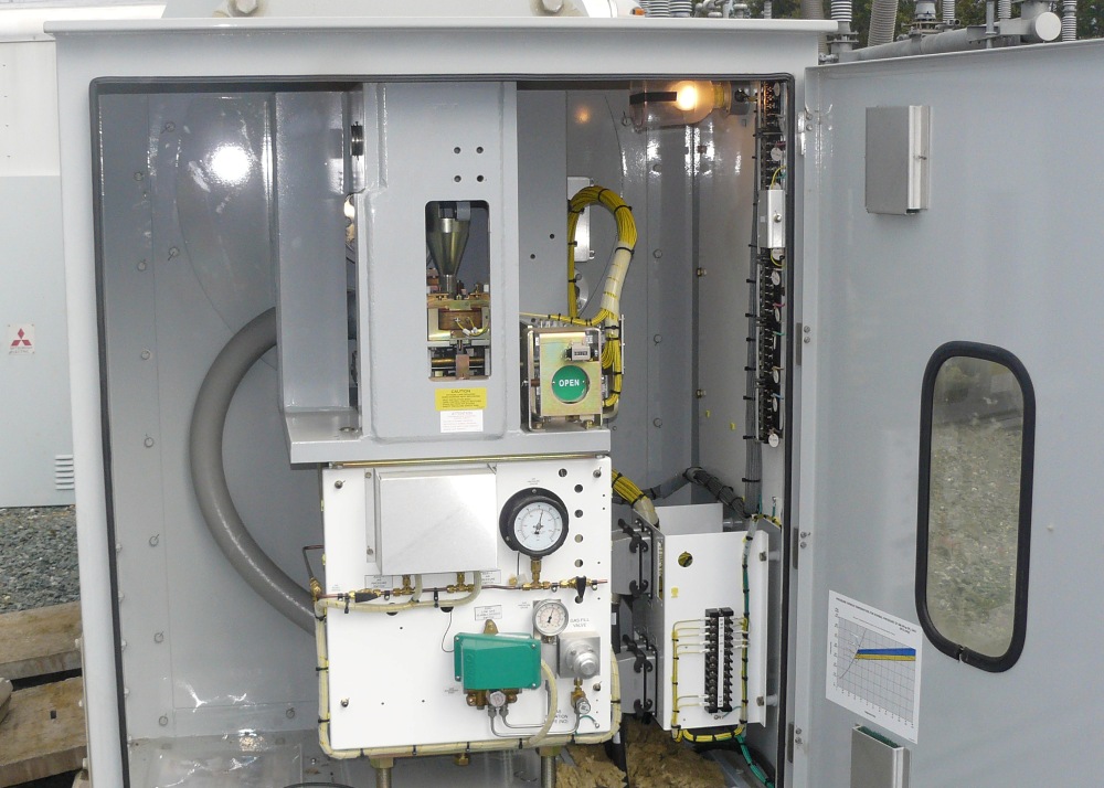 Mitsubishi 345kV IPO SF6 Breaker Phase Control Cabinet Mitsubishi 345kV IPO SF6 Breaker Phase Control Cabinet