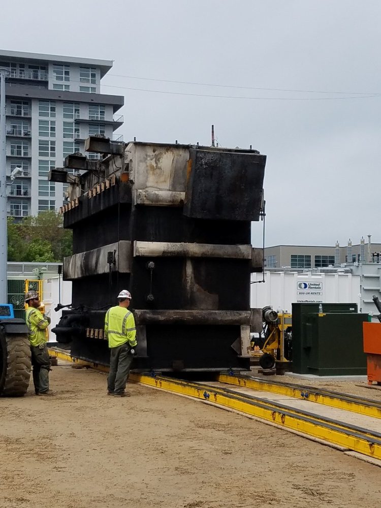 Extensive Damage Transformer Main Tank Assembly